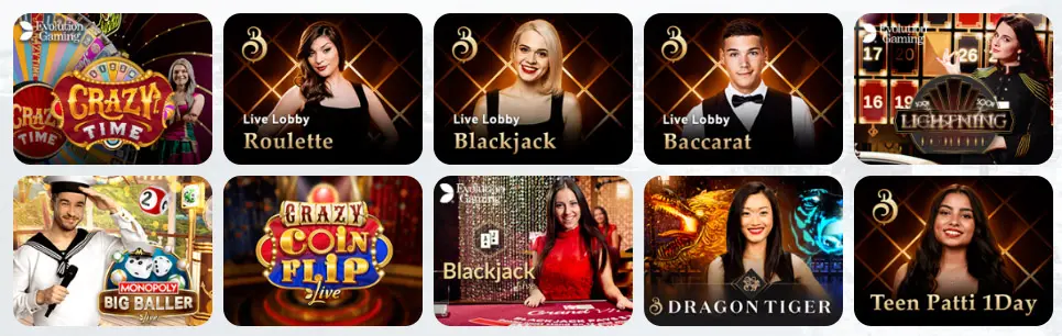 Juegos de casino en vivo BETZORRO CASINO