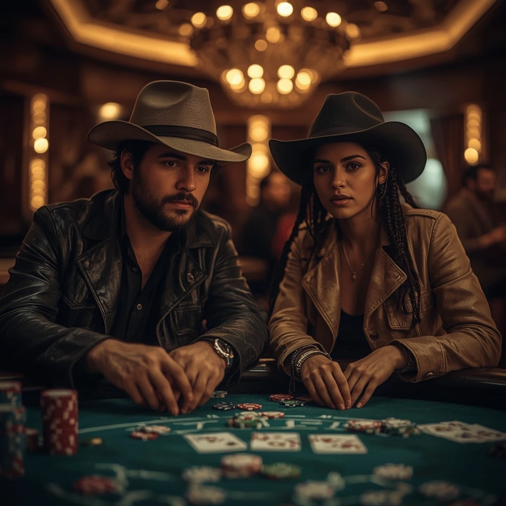 foto de dos jugadores de póker BETZORRO CASINO