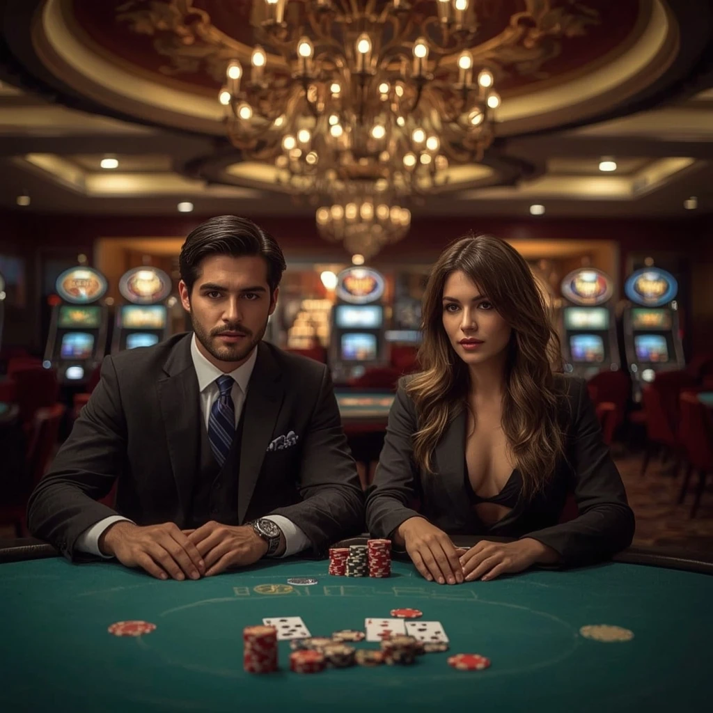 Dos jugadores de póker en BETZORRO CASINO